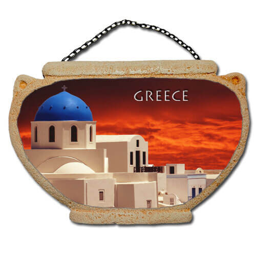 Κυκλάδες - Αμφορέας τοίχου 16 cm