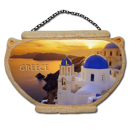 Κυκλάδες - Αμφορέας τοίχου 16 cm