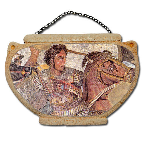 Μέγας Αλέξανδρος - Αμφορέας τοίχου 16 cm