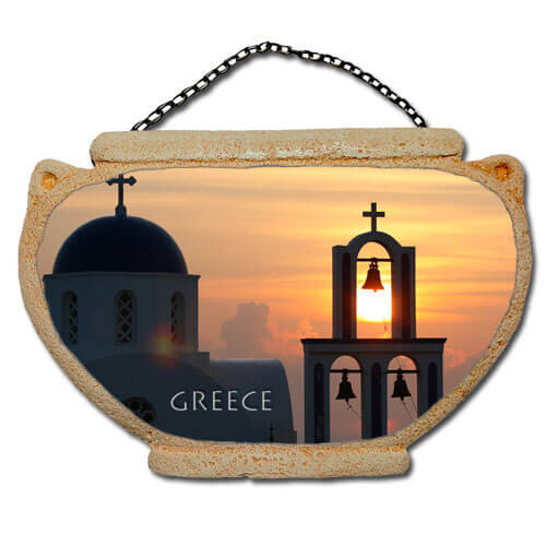 Σαντορίνη - Αμφορέας τοίχου 16 cm