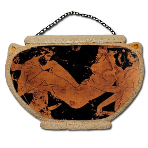 Σεξ στην Αρχαία Ελλάδα - Αμφορέας τοίχου 16 cm