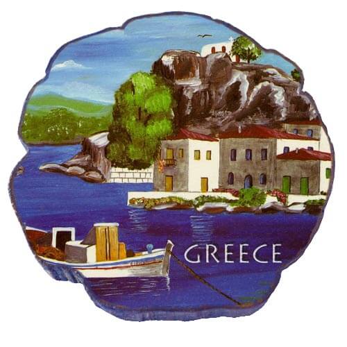 Λιμανάκι - Μαγνητάκι σχέδιο Κυκλάδες