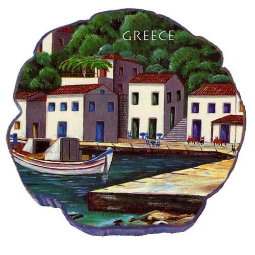 Λιμανάκι - Μαγνητάκι σχέδιο Κυκλάδες