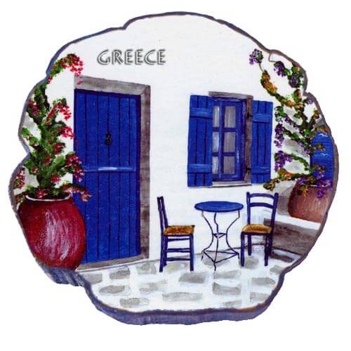 Τραπεζάκι - Μαγνητάκι σχέδιο Κυκλάδες