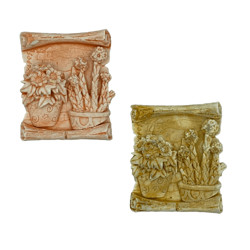 Γλαστρες με λουλούδια - Μαγνητάκι Ψυγείου