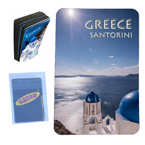 Σαντορινη - Μαγνητάκι τύπου Πιστωτικής Κάρτας