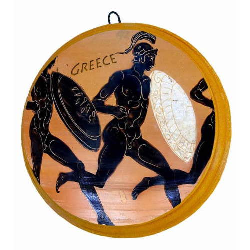 Παράσταση Μελανόμορφου Αγγείου σε Επιτοίχιο Κεραμικό Δίσκο (20ο θέμα)