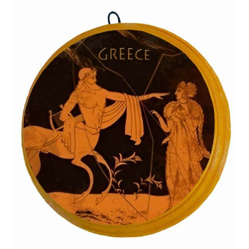 Παράσταση Μελανόμορφου Αγγείου σε Επιτοίχιο Κεραμικό Δίσκο (13ο θέμα)