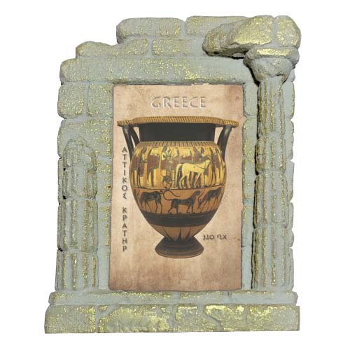 Αττικός κρατήρας - Κεραμική Επιτραπέζια Κορνίζα "Ολυμπία"
