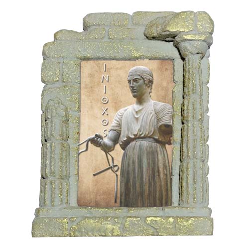 Ινίοχος - Κεραμική Επιτραπέζια Κορνίζα "Ολυμπία"