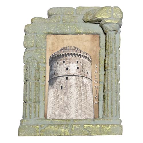 Λευκός Πύργος Θεσσαλονίκη - Κεραμική Επιτραπέζια Κορνίζα "Ολυμπία"