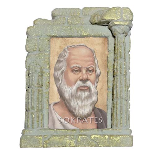 Σωκράτης - Κεραμική Επιτραπέζια Κορνίζα "Ολυμπία"