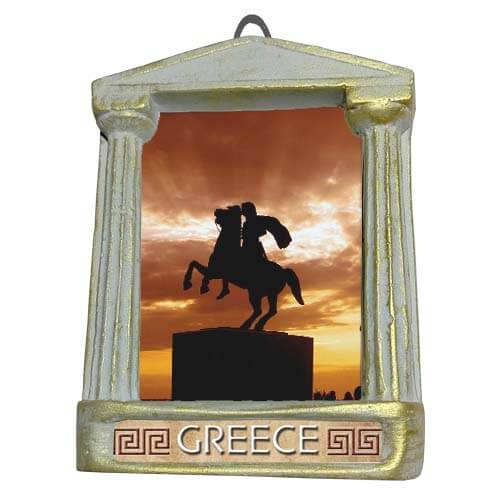 Μέγας Αλέξανδρος - Αρχαιοελληνική Κορνίζα "Παρθενών"