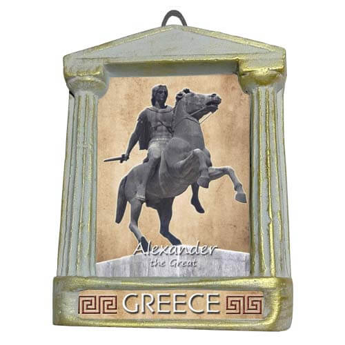 Μέγας Αλέξανδρος - Αρχαιοελληνική Κορνίζα "Παρθενών"