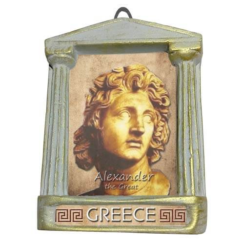 Μέγας Αλέξανδρος - Αρχαιοελληνική Κορνίζα "Παρθενών"