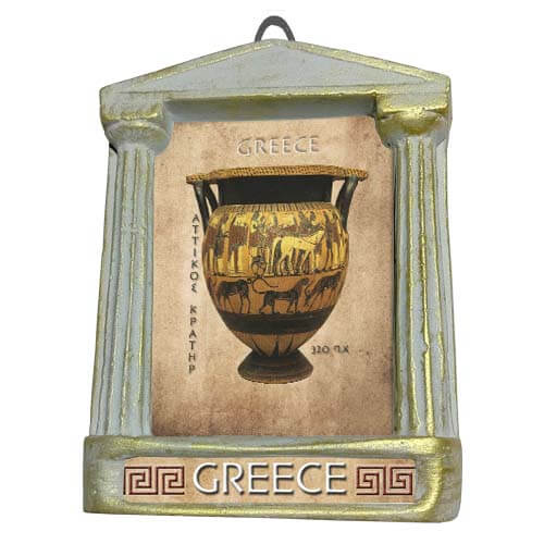 Κρατήρας - Αρχαιοελληνική Κορνίζα "Παρθενών"