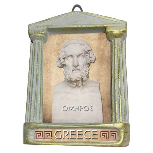 Όμηρος - Αρχαιοελληνική Κορνίζα "Παρθενών"