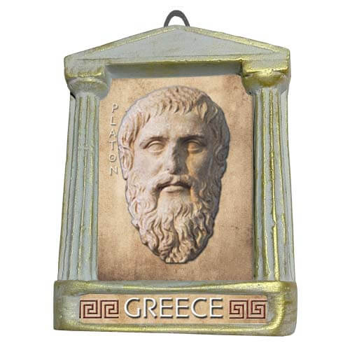 Πλάτων - Αρχαιοελληνική Κορνίζα "Παρθενών"