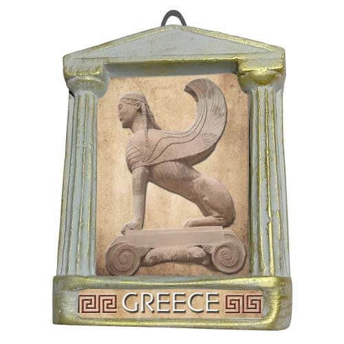 Σφιγγα - Αρχαιοελληνική Κορνίζα "Παρθενών"