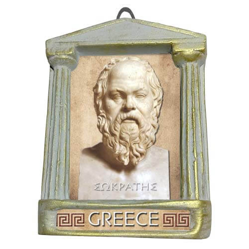 Σωκράτης - Αρχαιοελληνική Κορνίζα "Παρθενών"