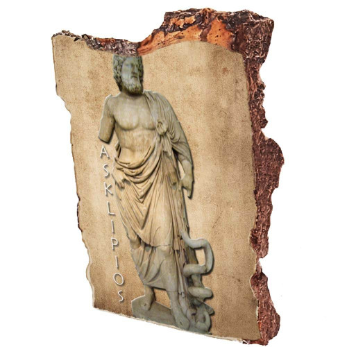 Ασκληπιός - Τεχνητή Πέτρα 12cm