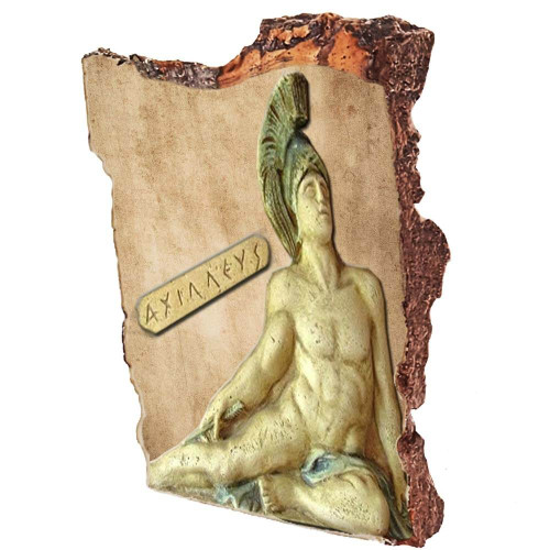 Αχιλλέας Άγαλμα  - Τεχνητή Πέτρα 12cm