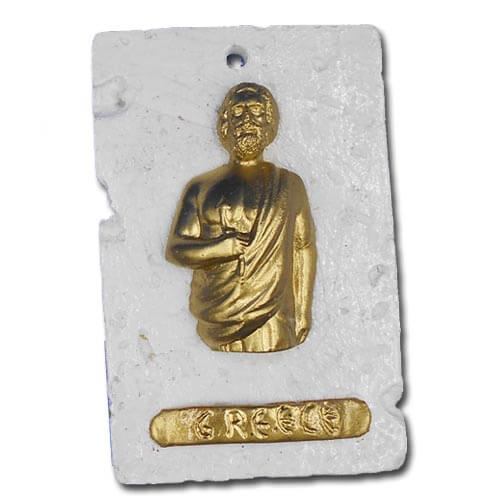 Δίας - Επίχρυση Κεραμική Μινιατούρα 11cm