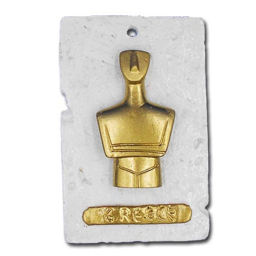 Είδωλο - Επίχρυση Κεραμική Μινιατούρα 11cm